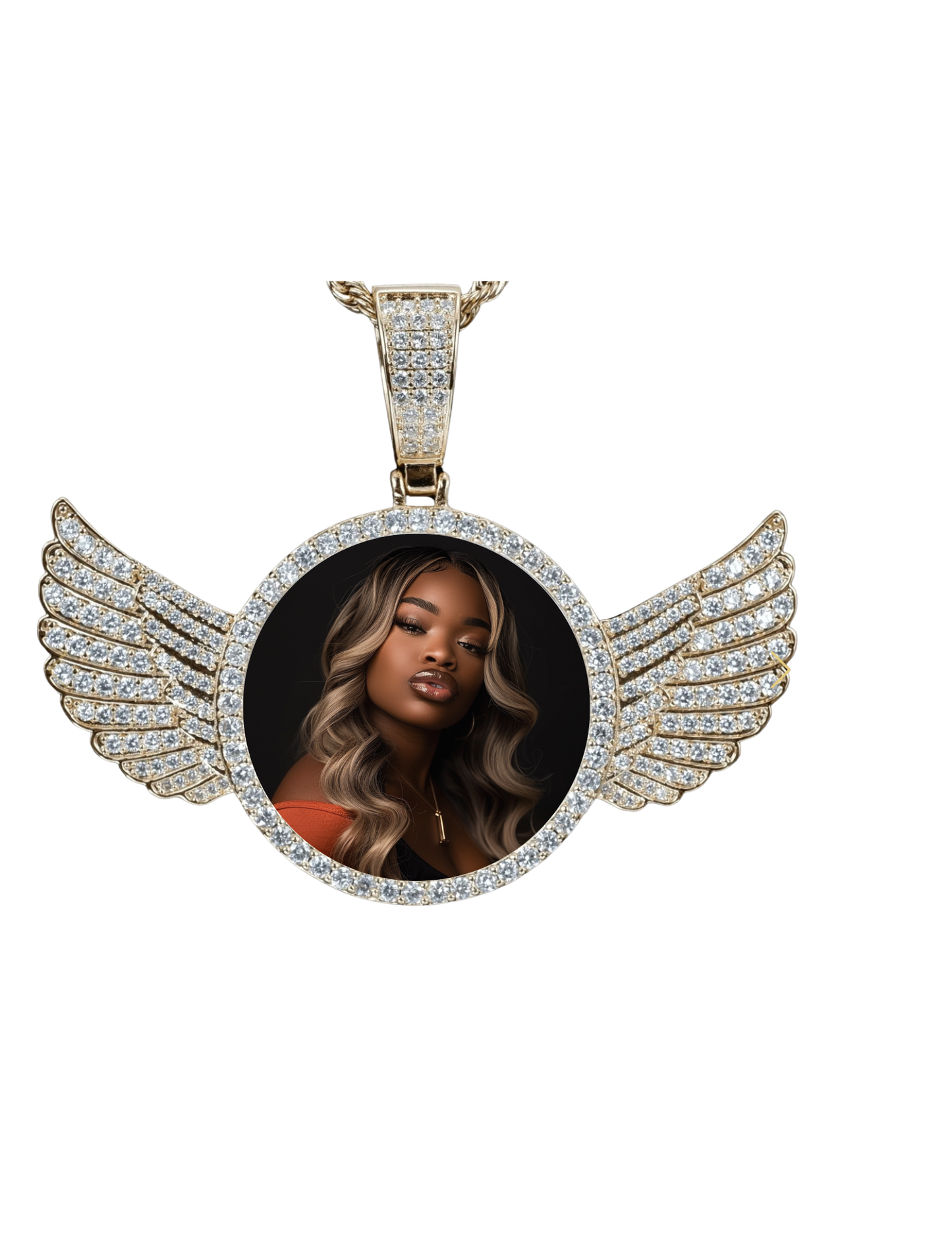 CUSTOM WING PICTURE PENDANT